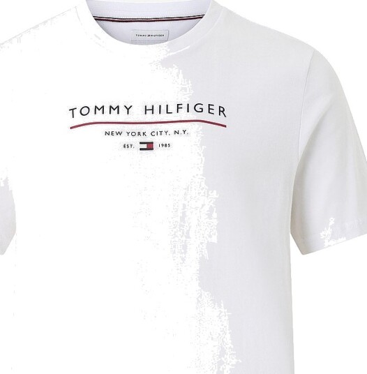 Tommy Hilfiger   T skjorte Brand Love New Rwb Reg   Hvit