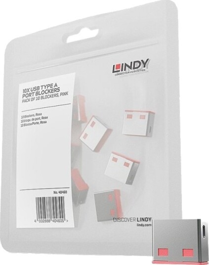 Lindy Usb Port Blocker - Usb-Portsperrer - Rød (En Pakke 10) Lindy Usb Port Blocker - Usb-Portsperrer - Rød (En Pakke 10)