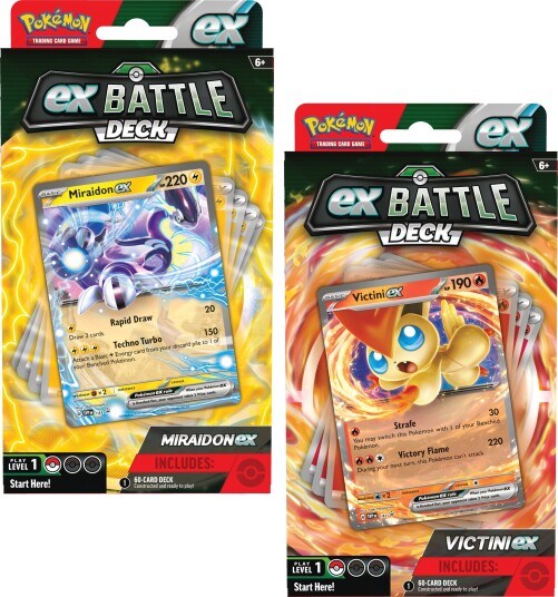 Pokémon Battle Deck EX Miraidon - Samlekort for Barn fra 6 år