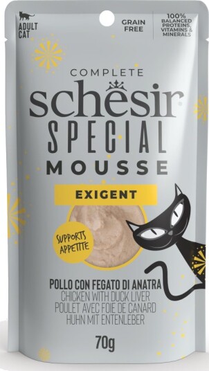 Schesir Special Exigent Kylling Med Andelever 12 X 70 G