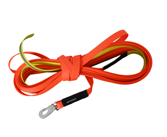 Grännakopplet Track Line With Reflective End 10M Neon Orange
