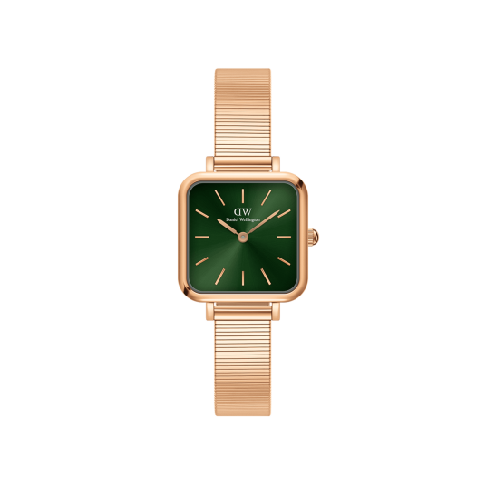 Daniel Wellington DW Watch Quadro Studio Green Rose Gold 22x22mm MIC Daniel Wellington DW Watch Quadro Studio Green Rose Gold 22x22mm MIC