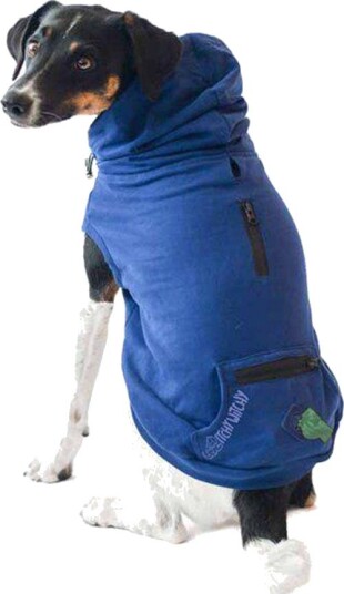 Dgs Chill Kuzzi Biobliss Hoodie til hund - 2Xlarge - Blå