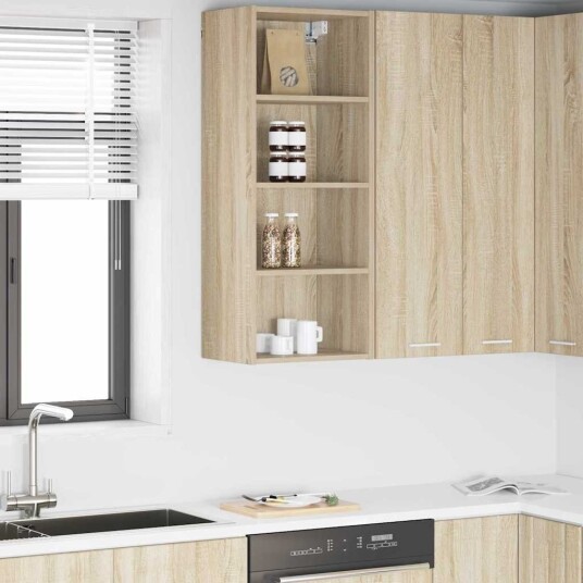  Hengende skap Riga Sonoma eik 40 x 29,5 x 100 cm Konstruert tre