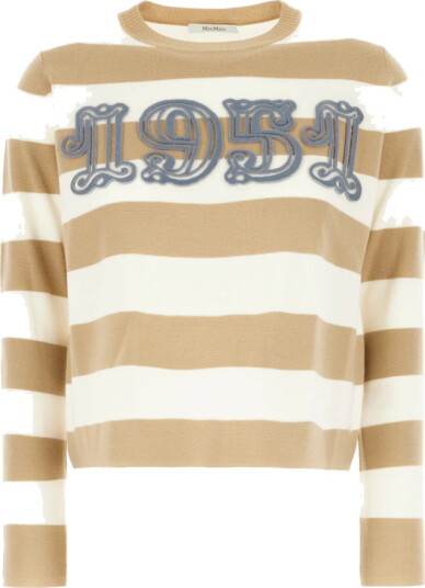 Max Mara Dame Strikkevarer Beige XS, Max Mara Dame Strikkevarer Beige XS,