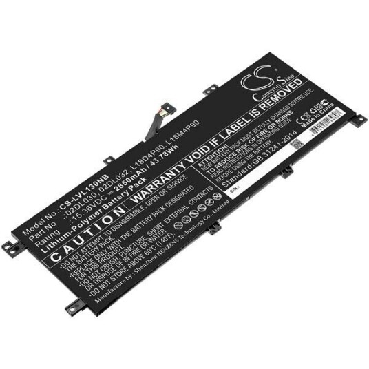 Lenovo ThinkPad L13 Gen 2-20VJS07V00 batteri (2850 mAh 15.36 V, Sort)