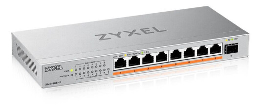 ZYXEL XMG-108 8 ts 2 5G + 1 SFP+ 8 ts 100W total PoE++ Desktop MultiGig unmanaged Switch