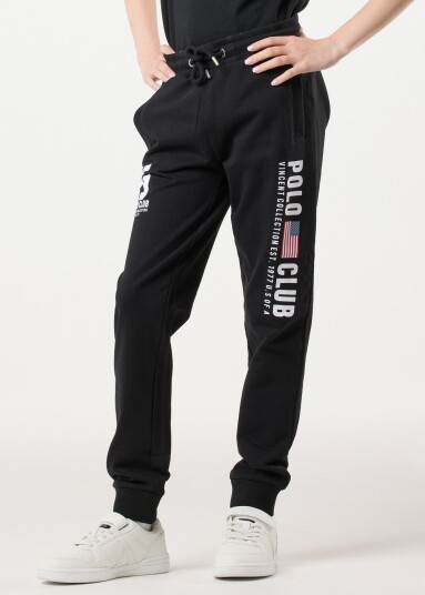 Saint Vincent San Diego Sweat Pants Jr Black 146/152 Hverdagsbukser