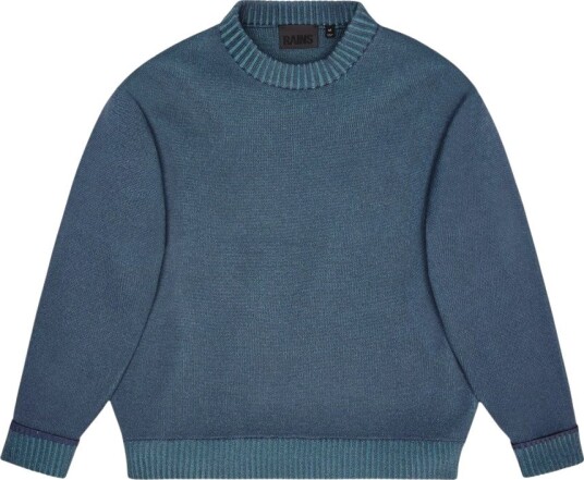 Rains Sowa Knit Crew Neck Blue L