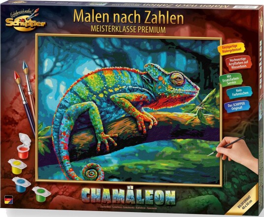 Schipper Meisterklasse Mal etter nummer 40x50 cm Kameleon Schipper Meisterklasse Mal etter nummer 40x50 cm Kameleon
