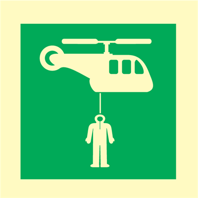 Jo Safety Helicopter pickup area Photoluminescent Rigid PR MM 150 x IMO 103073PRMM Jo Safety Helicopter pickup area Photoluminescent Rigid PR MM 150 x IMO 103073PRMM