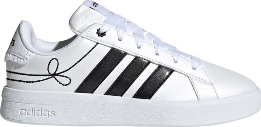 Adidas Performance Sko Grand Court 3.0 J Ftwwht/Cblack/Hirey Adidas Performance 40 Sko Hvit Svart