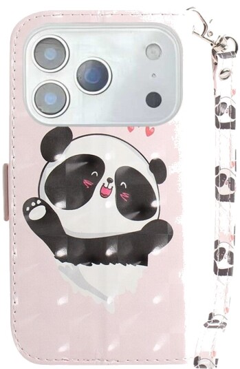 Trolsk Lommebokdeksel Panda (iPhone 17 Pro Max)