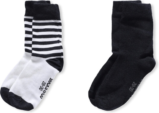 Alpacasocks&Co Merino Lifestyle Kids 2 Pack   Navy   34 36