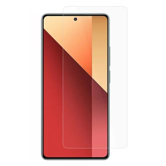 INCOVER Xiaomi Redmi Note 13 Pro (4G) / Poco M6 Pro Arc Edge Herdet Glas Skjermbeskytter - Case Friendly - Gjennomsiktig