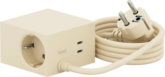 Kord Cuboid+ grenuttak USB C 30W 2 m Pearled Ivory Kord Cuboid+ grenuttak USB C 30W 2 m Pearled Ivory
