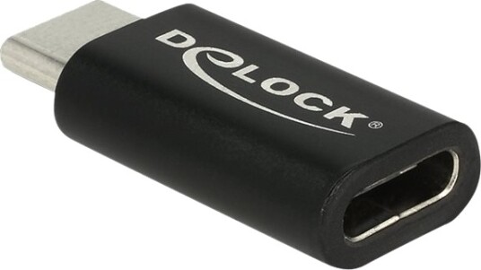 Delock Usb Adapter 24 Pin Usb C Hann Til 24 Pin Usb C Hunn Usb 3.1 Gen 2 Svart
