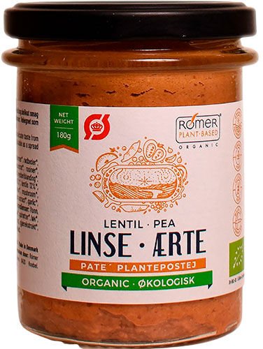Rømer Linse erte smørpålegg Økologisk   180 g