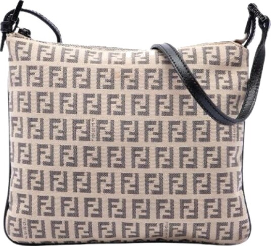 Fendi Vintage Dame Pre owned Beige ONE SIZE,