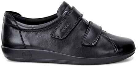 ECCO Soft 2.0 Dame Black Feather with Black Sole 36