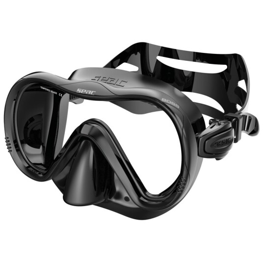 Seac Snorkelmaske Boss-S Svart/Sølv Seac Snorkelmaske Boss-S Svart/Sølv