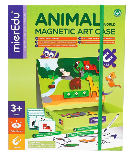 mierEdu Magnetic Art Case Animal World ME153