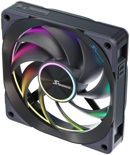 Seasonic MagFlow ARGB 120mm PC-vifte med LED-belyst fansystem