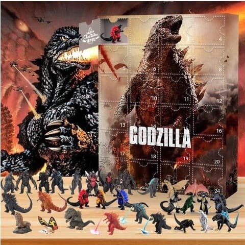 Julekalender Godzilla Julekalender Overraskelsesboks Leketøy