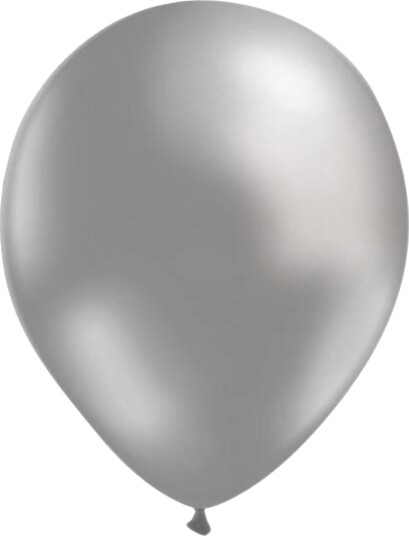 Ballongkungen Ballonger Sølv Metallic 25-pakning 912161-25
