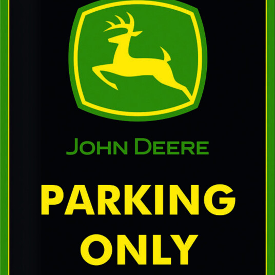 John Deere Parking Metallskilt 30 x 40 cm MCN000023117 John Deere Parking Metallskilt 30 x 40 cm MCN000023117