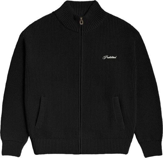 Prohibited Campus Knit Jacket BLACK XL Prohibited Campus Knit Jacket BLACK XL