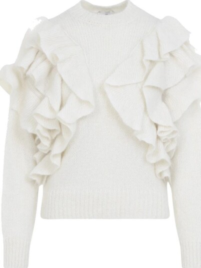Elisabetta Franchi Dame Strikkevarer Hvit L,