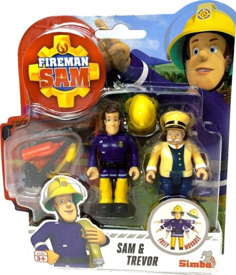 Brannmann Sam figurer 2 pakning Sam & Trevor