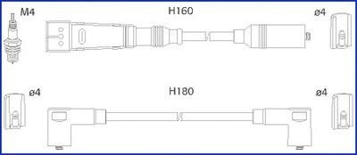 Tennplugg kabelsett HITACHI 134705