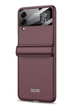 GKK Magnetic Samsung Galaxy Z Flip4 Deksel Vinrød GKK Magnetic Samsung Galaxy Z Flip4 Deksel Vinrød