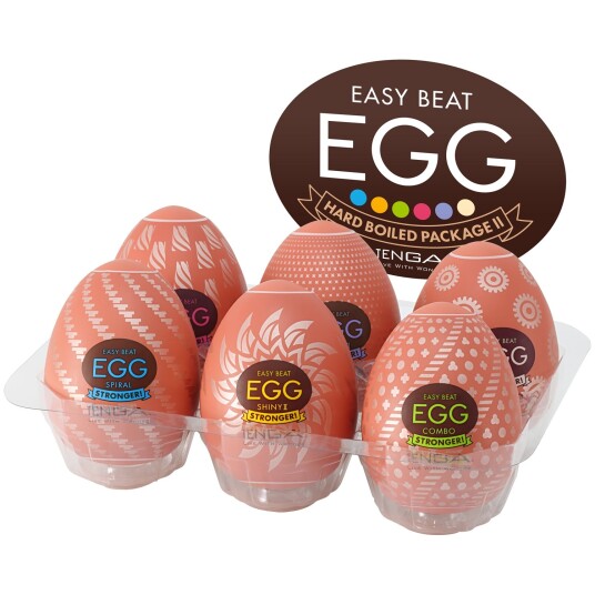 Tenga Egg Variety Wonder Masturbator 6 Pack    - Hvit
