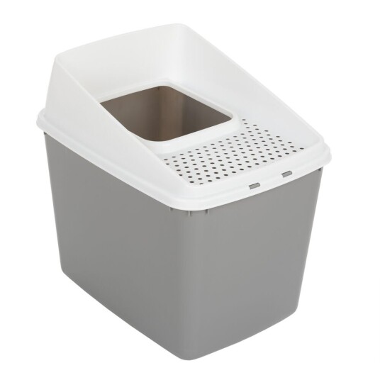Zooplus Exclusive Kattetoalett Big Box Grå
