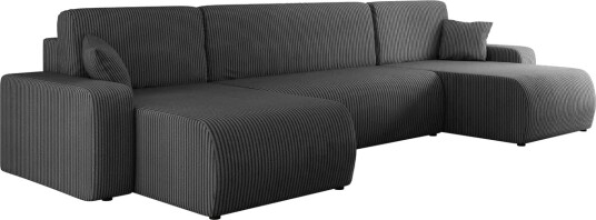 Barile Sofa Dobbeldivan 4 seter Grå