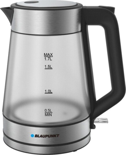 Blaupunkt EKG401 Vannkoker 1,7L Glass/Rustfritt Stål 2200W Blaupunkt EKG401 Vannkoker 1,7L Glass/Rustfritt Stål 2200W