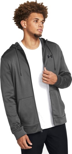Under Armour Ua Armour Fleece Fz Hoodie Castlerock Xl Hoodies Under Armour Ua Armour Fleece Fz Hoodie Castlerock Xl Hoodies