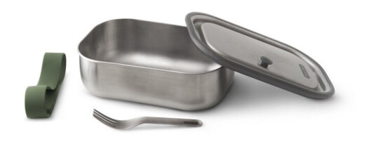 Lunchbox B+B Small Stainless 600 ml Oliv