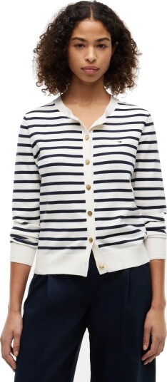 Tommy Hilfiger Co Jersey Fine Gg C Nk Ls Cardi   Multi/patterned   L