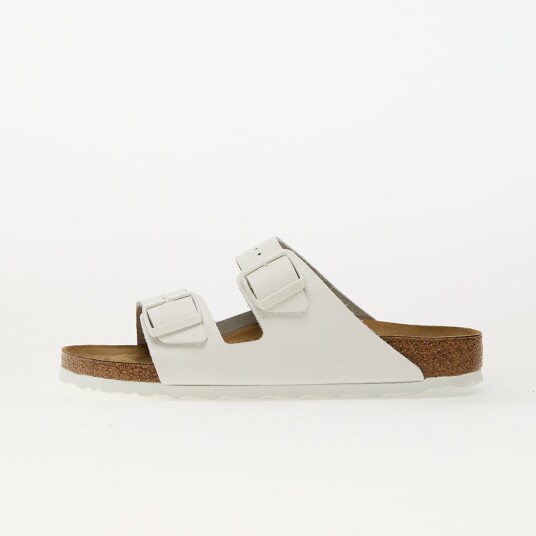 Birkenstock Women's Arizona Natural Leather Narrow White 40, White