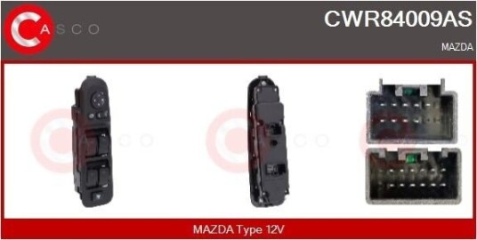 CASCO CWR84009AS Bryter, vindusheis CASCO CWR84009AS Bryter, vindusheis