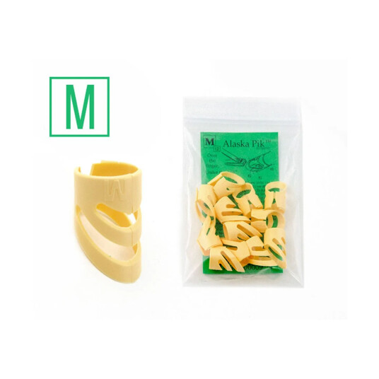 Alaskapik Plastic Medium Fingerplekter (12 Stk)