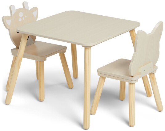 Cloudberry Castle Bord og Stoler Deer & Fox
