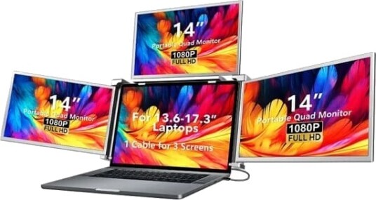 Extralink Smart Life S680 14" IPS Bærbar Skjerm med 1080p Full HD Extralink Smart Life S680 14" IPS Bærbar Skjerm med 1080p Full HD