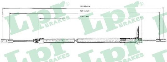 Bremsewire LPR C0440B