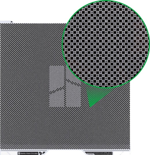 Bambu Lab Vision Encoder Kalibreringsplate BML-26701