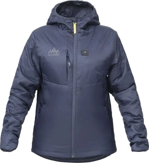 Heat Experience Heated Hybrid Jacket W Marineblå Marineblå female S
